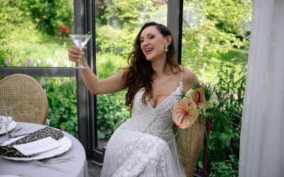 Editorial Wedding im Content Day Location Café Leaves